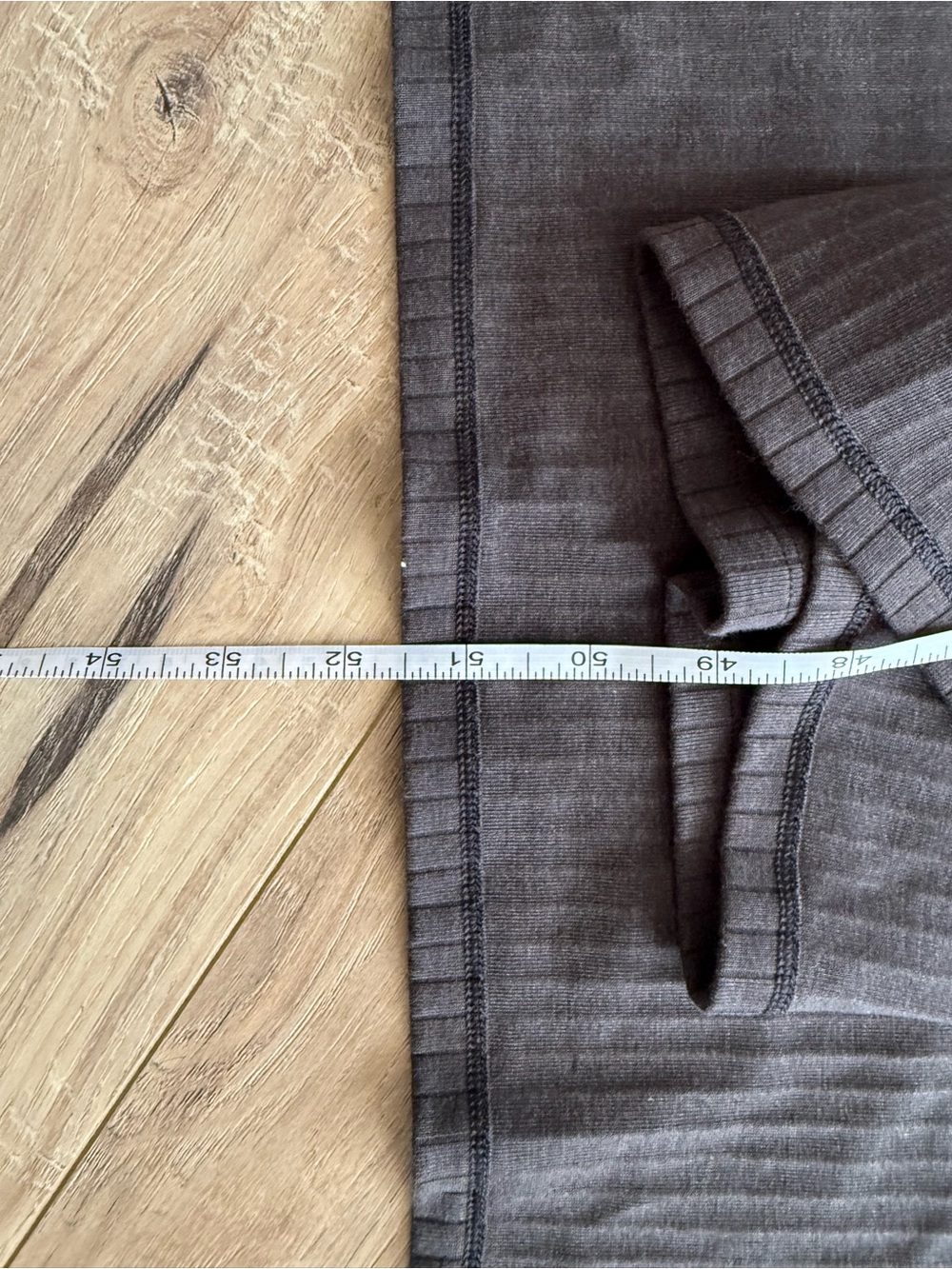 Aerie Gray Ribbed Long Sleeve Maxi Dress - Picture 4 of 4